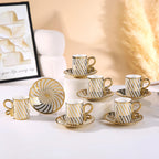 Custom Porcelain Coffee Cup | Luxury Espresso Cup Saucer Set