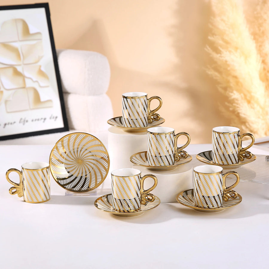 Custom Porcelain Coffee Cup | Luxury Espresso Cup Saucer Set