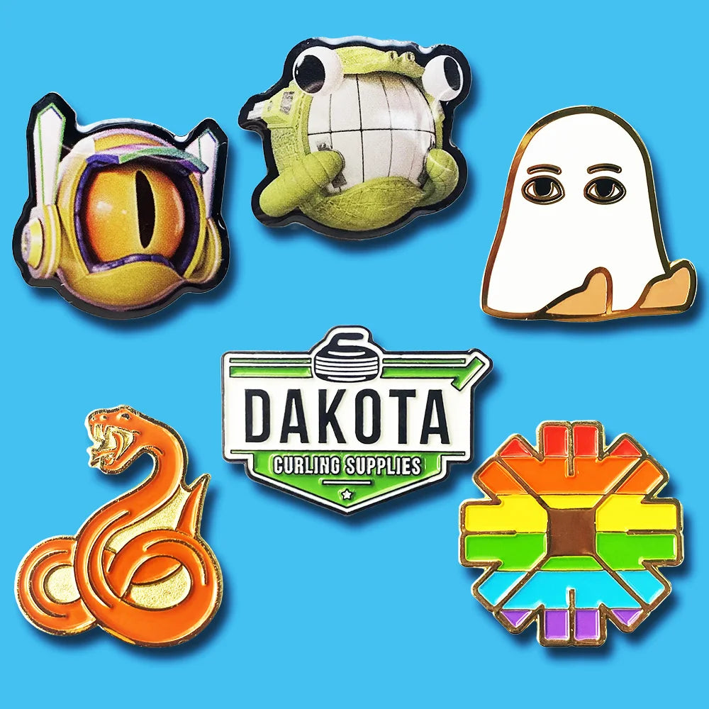 Custom Enamel Pins with Logo – 1 MOQ, Free Design, 20-Day Lead
