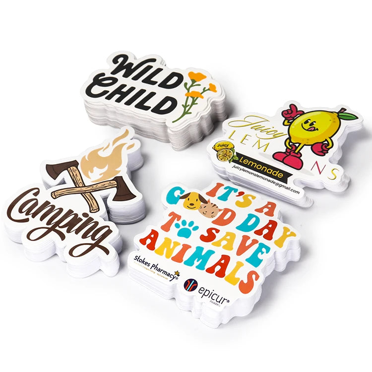 Custom Die Cut Vinyl Stickers with Logo | MOQ 500 Pcs