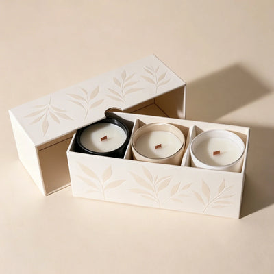 Custom Gift Box with Logo | Recycled Rigid Box | MOQ 500