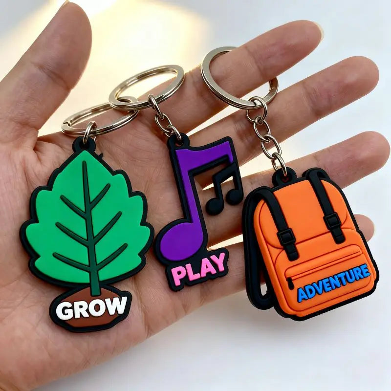 Manufacturer Free Sample High Quality Directly Sell Wholesale Business Advertisement Gifts Silicone Soft Rubber Pvc Keychains