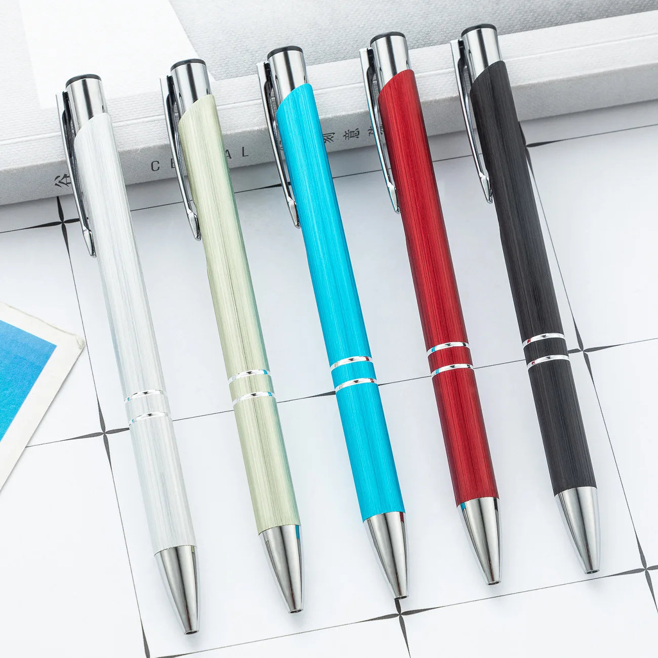 Custom Metal Ballpoint Pens: 100 MOQ, 20-Day Lead, 1.0mm | Personalized Logo Promotional Gifts