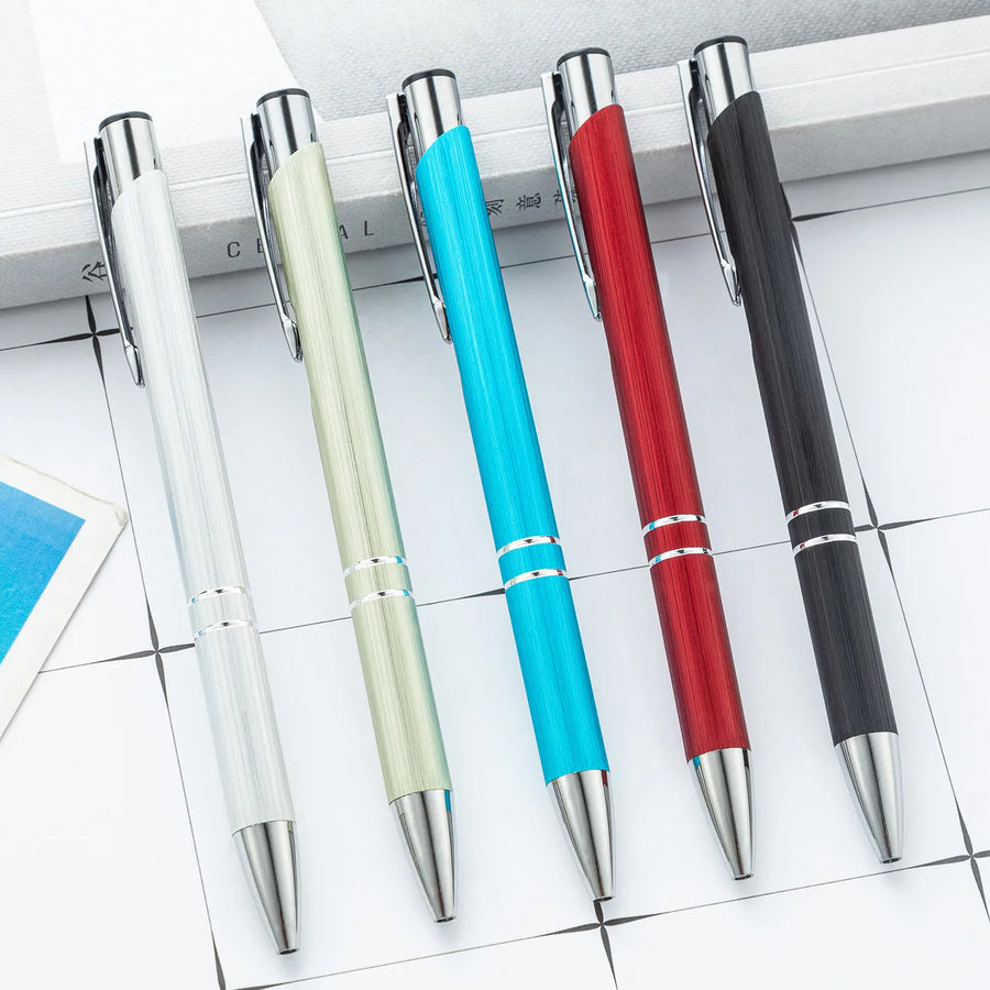 Custom Metal Ballpoint Pens: 100 MOQ, 20-Day Lead, 1.0mm | Personalized Logo Promotional Gifts