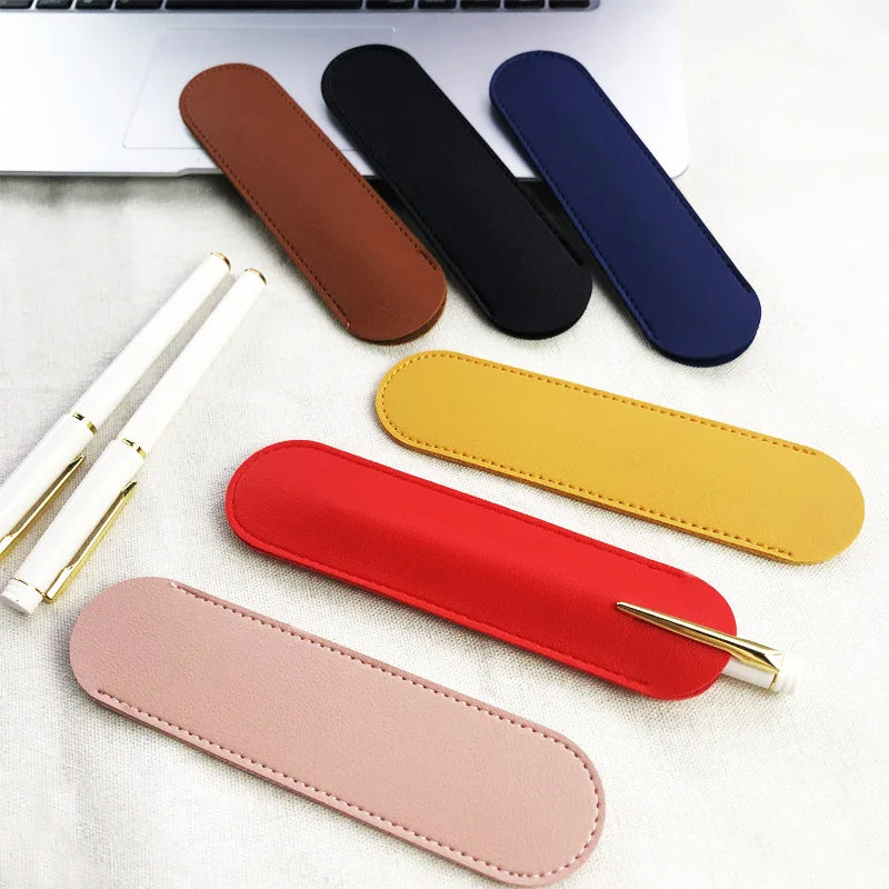 Custom PU Leather Pen Sleeve with Logo | 300 MOQ | 7-Day