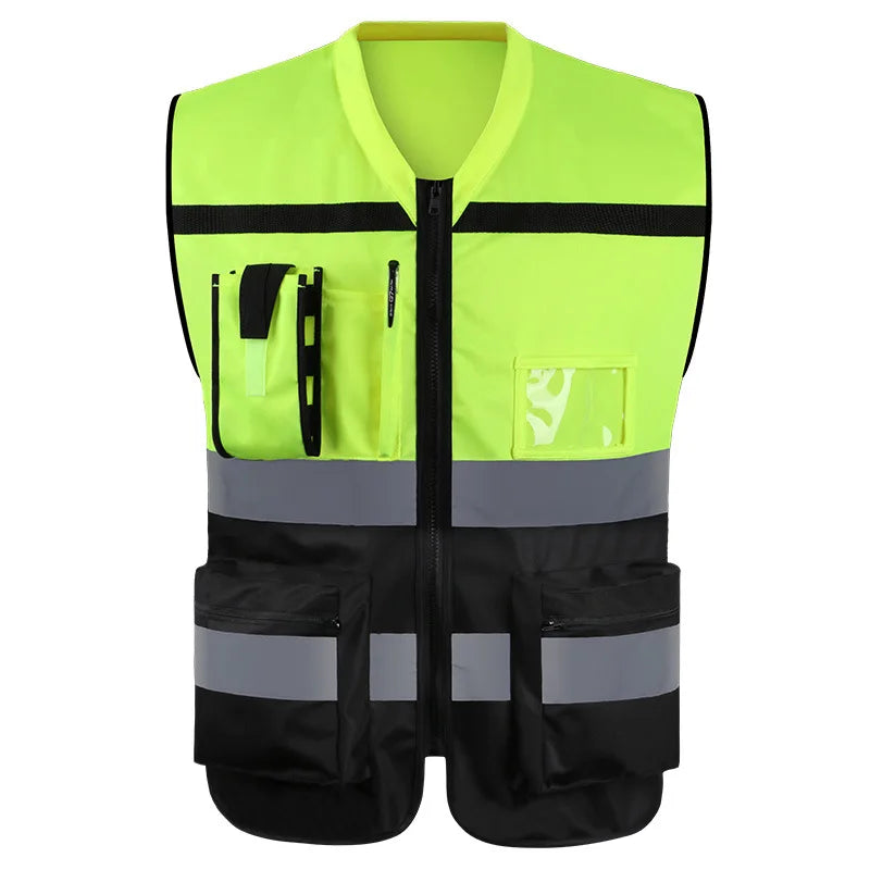 Custom Hi-Vis Safety Vest | 1,000 Pcs MOQ Reflective Polyester Vest