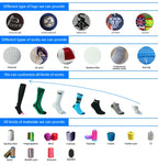 Custom Logo Cycling Socks Nylon Spandex | MOQ 100 pcs