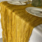 Cheesecloth Table Runners | OEKO-TEX | MOQ 1 | Luxury