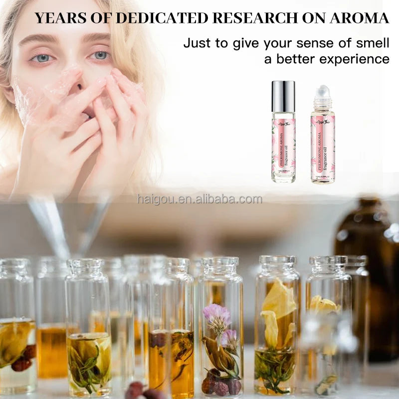 Custom 10ml Roll-On Perfume Oil 50 MOQ | Pheromone Infused Parfum Private Label