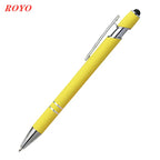 Custom Metal Stylus Pen with Logo | 2-in-1 Ballpoint MOQ 100