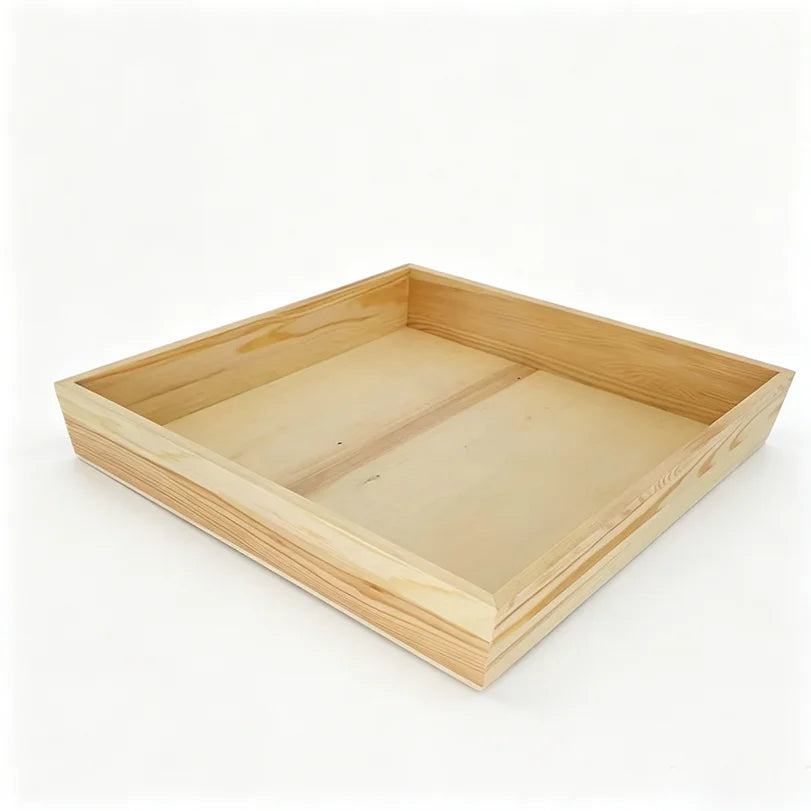 Rectangle Pine Wood Serving Tray | Custom Logo Decor MOQ 1