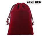 Custom Velvet Drawstring Pouch for Jewelry | Hot Stamping & Low MOQ 100