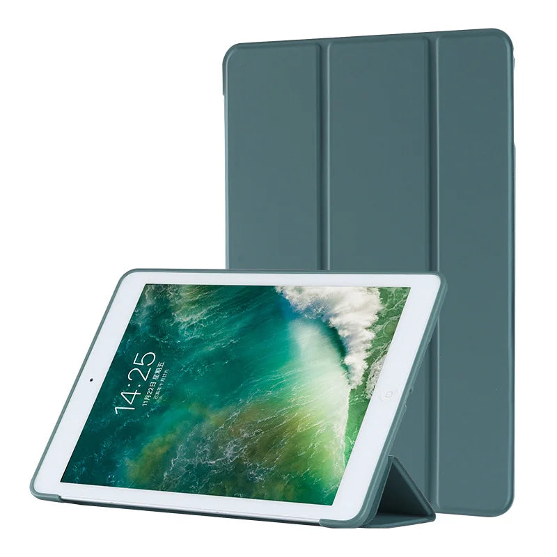 Pu Leather Shockproof Smart Cover Tablet Case – iPad Covers with Pencil Holder for iPad Pro 12.9 & More