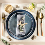 Reactive Glaze Stoneware Dinner Set 12-Piece | OEM/ODM | 500 MOQ