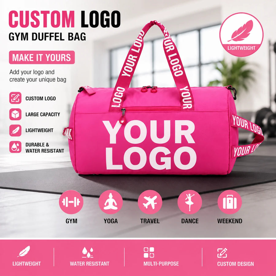 Custom Foldable Duffle Bag — 30L, Waterproof, ISO9001/BSCI Certified