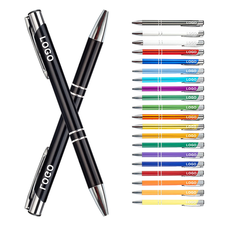 Custom Metal Pens with Laser Engraved Logo | 1,000 MOQ, Parker Refill, Bulk Promotional