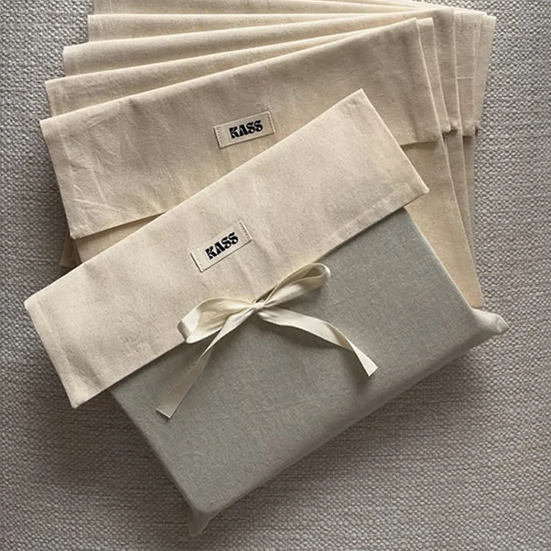 Custom Cotton Drawstring Dust Bags | Eco-Friendly | MOQ 100