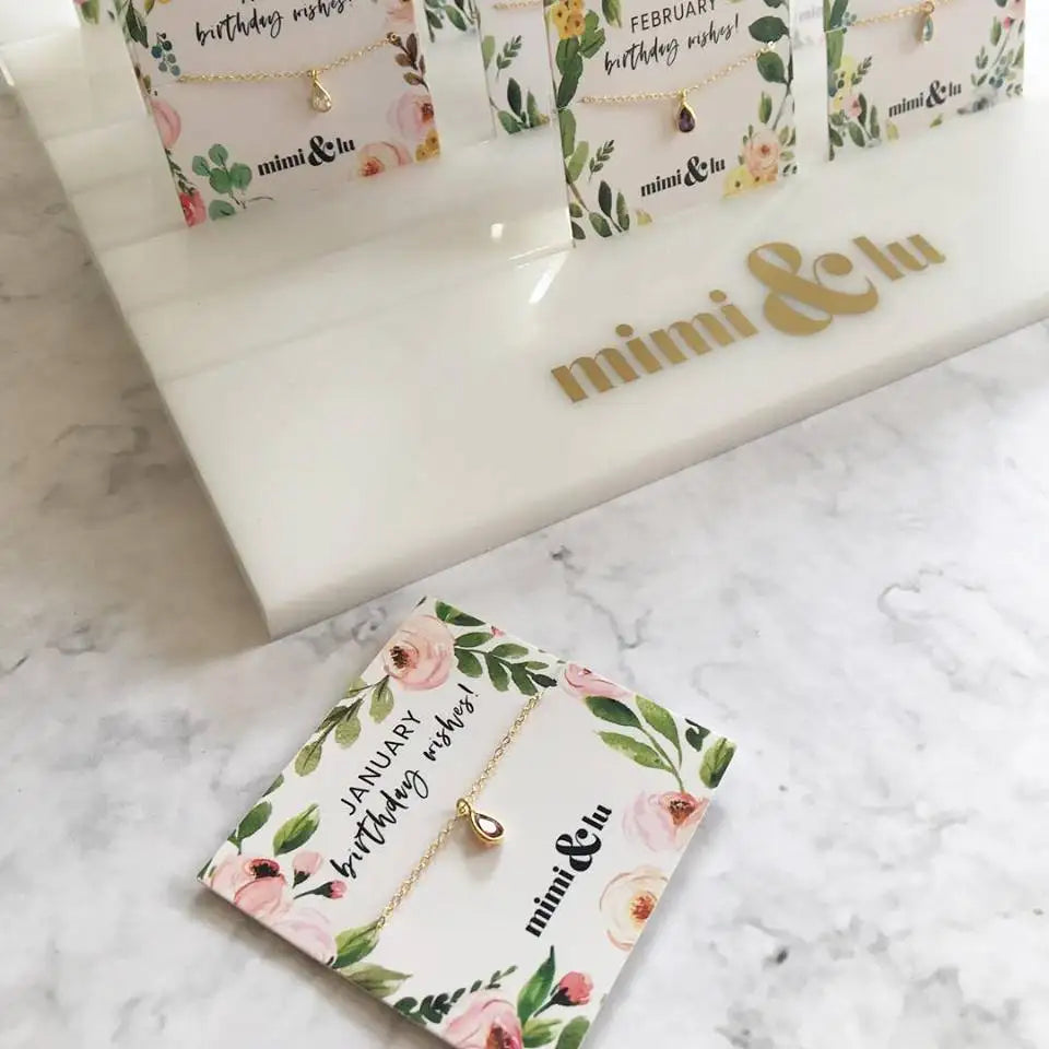 Custom Earring Cards with Gold Foil Stamping | MOQ 200 | 7-Day Lead Time