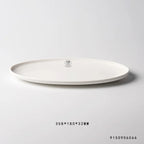 Custom Logo Porcelain Tableware Plates | Hotel Restaurant Wholesale