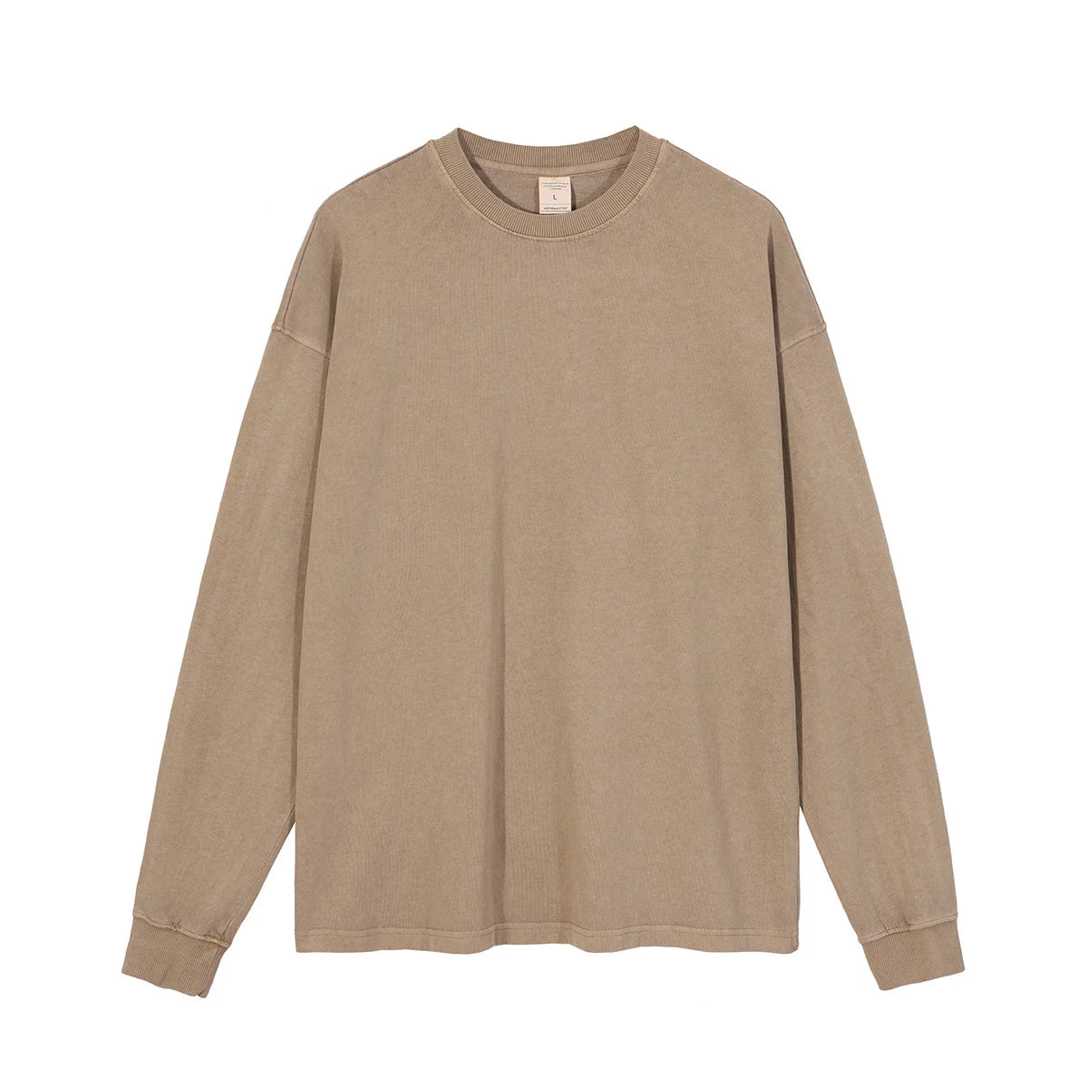 Oversized 310g Acid Washed Cotton Long Sleeve T-Shirt | Custom Printing | Vintage