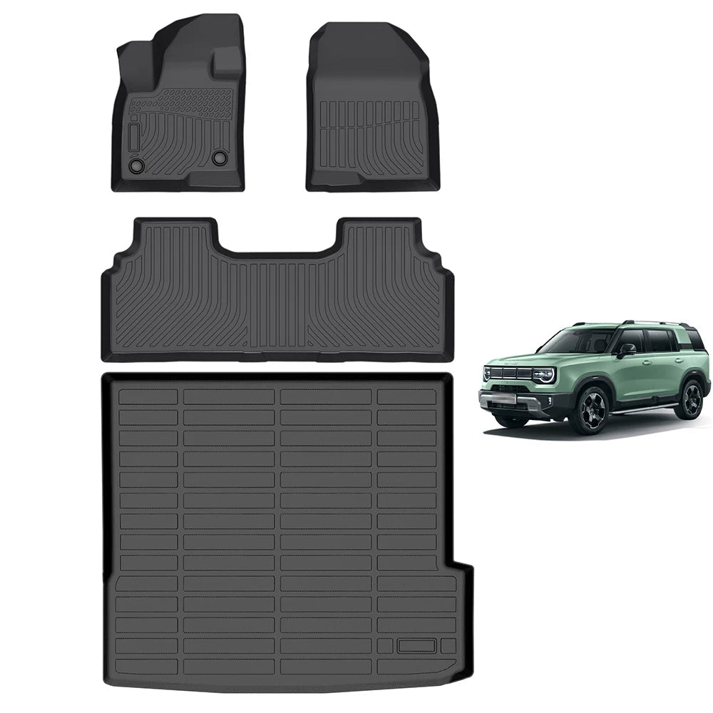 BAIC BJ30e Custom Fit 3D TPE All Weather Floor Mats 2024-2026