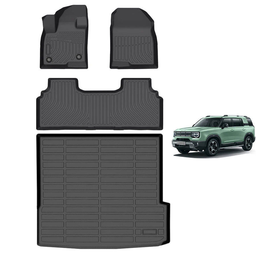 BAIC BJ30e Custom Fit 3D TPE All Weather Floor Mats 2024-2026