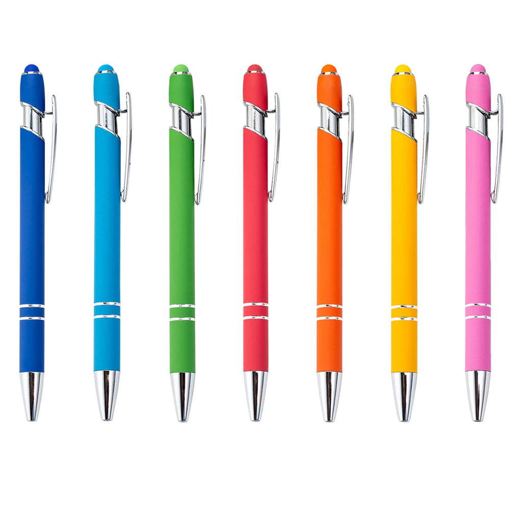 Custom Metal Ballpoint Pens with Logo | 10 MOQ Laser Engraving Stylus