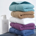 100% Pure Cotton Extra-Thick Face Towel | 120g | OEM Logo | 1 MOQ | Hotel Spa