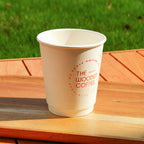 Custom Double Wall Paper Cups with Logo | MOQ 500
