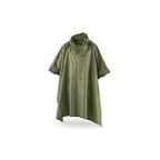 Multifunctional PVC Hooded Rain Poncho Waterproof Raincoat Outdoor Camping Hiking Climbing Recyclable Rain Gear Logo Decoration