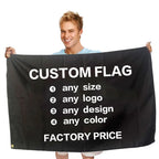 Wholesale Custom 3x5ft Flags | Polyester National Flags | 2 MOQ | Pantone Printing
