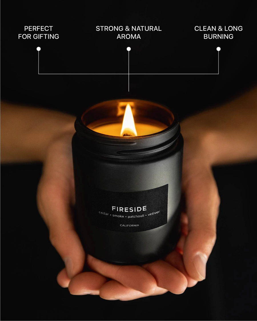 Custom Soy Wax Candles with Logo & Packing Boxes | MOQ 100