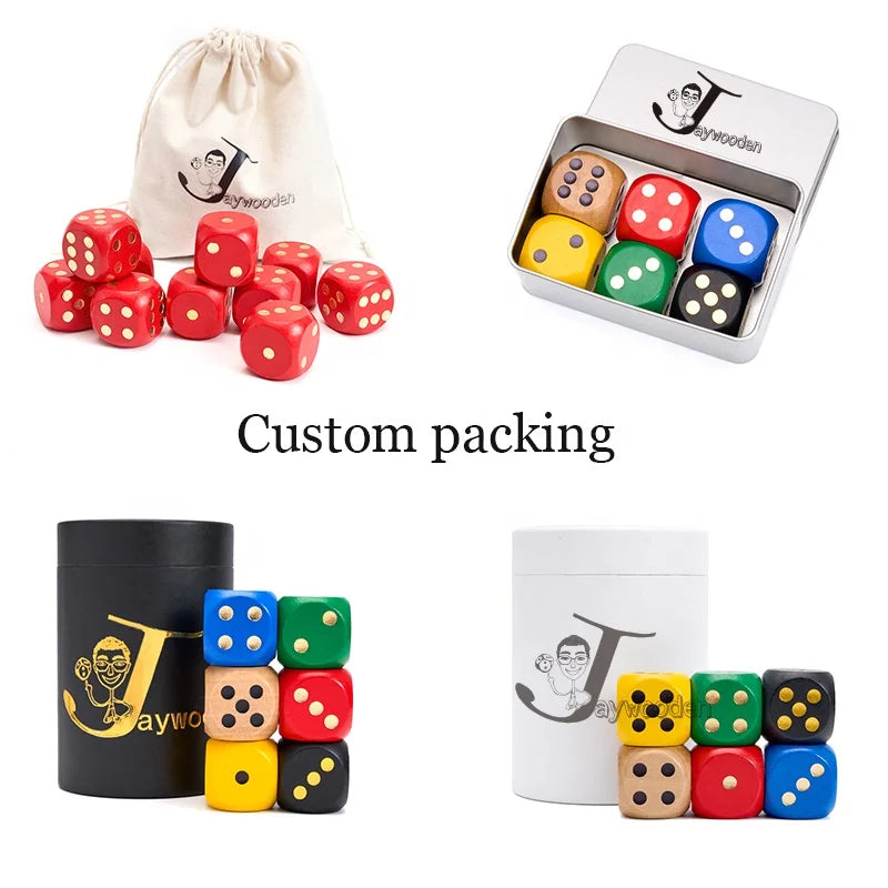 FSC Certified Wooden Yoga Dice 20mm | Custom Exercise Poses | OEM ODM Bulk