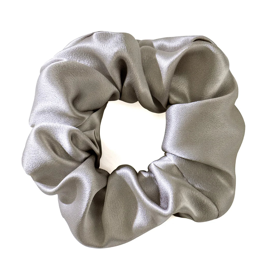 Custom Silk Scrunchies with Logo | Bulk MOQ 2 Pcs