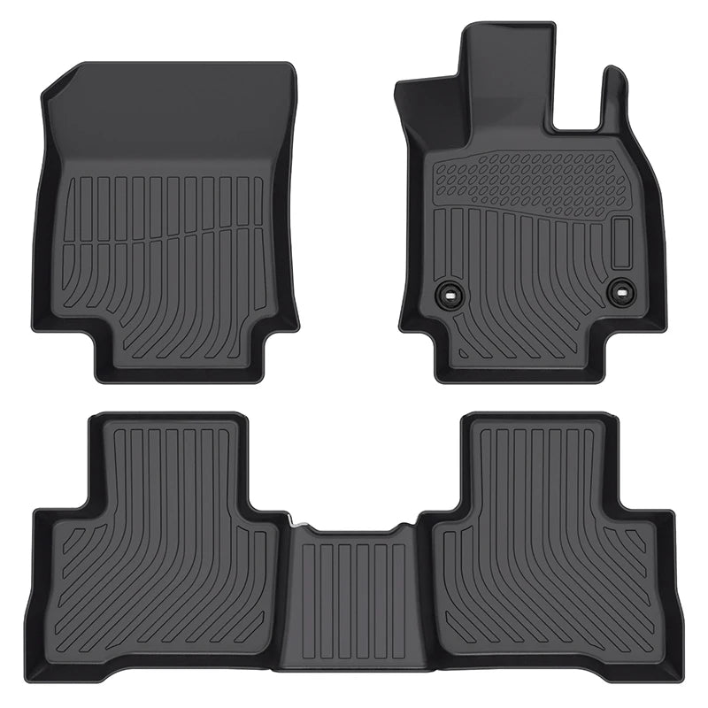 Custom Fit All Weather TPE Floor Mats for Toyota RAV4 Hybrid 2019-2025