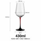 Vintage Crystal Wine Glasses: 500 MOQ, 14-Day Lead, LFGB Certified | Custom 500-1000ml Goblets