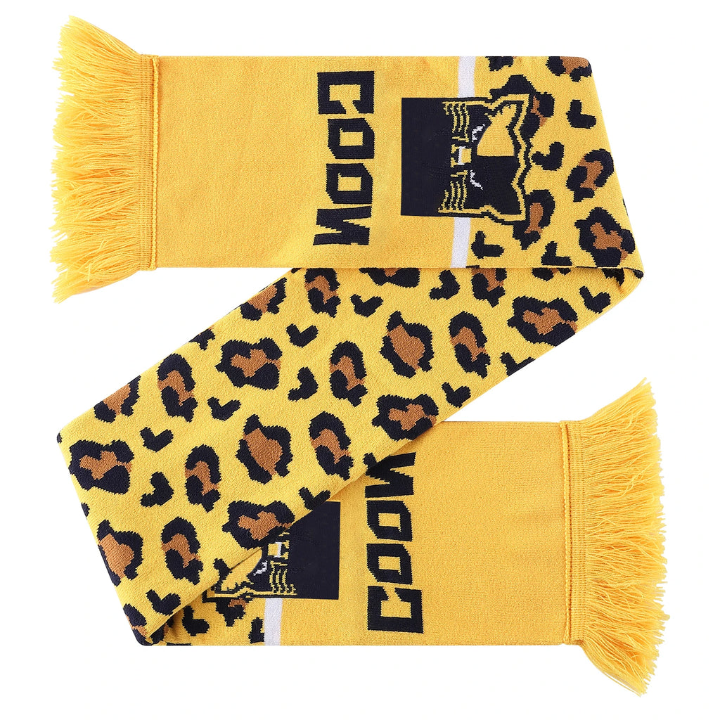 Custom Jacquard Fan Scarves | 100-Piece MOQ & 15-Day Lead Time | Team Logo & Slogan | Sports