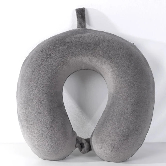 Custom Slow Rebound Memory Foam U Shaped Neck Travel Pillow