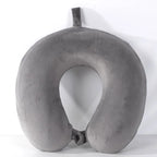 Custom Slow Rebound Memory Foam U Shaped Neck Travel Pillow