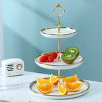 Bone China Dinnerware Gift Set with Gold Inlay | 2-Set MOQ for Corporate Gifts