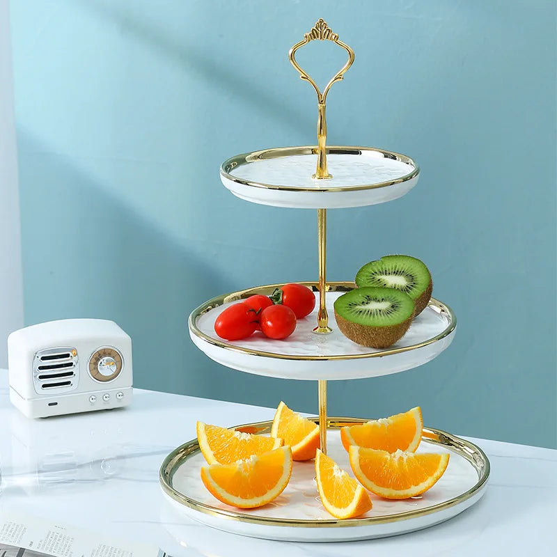 Bone China Dinnerware Gift Set with Gold Inlay | 2-Set MOQ for Corporate Gifts