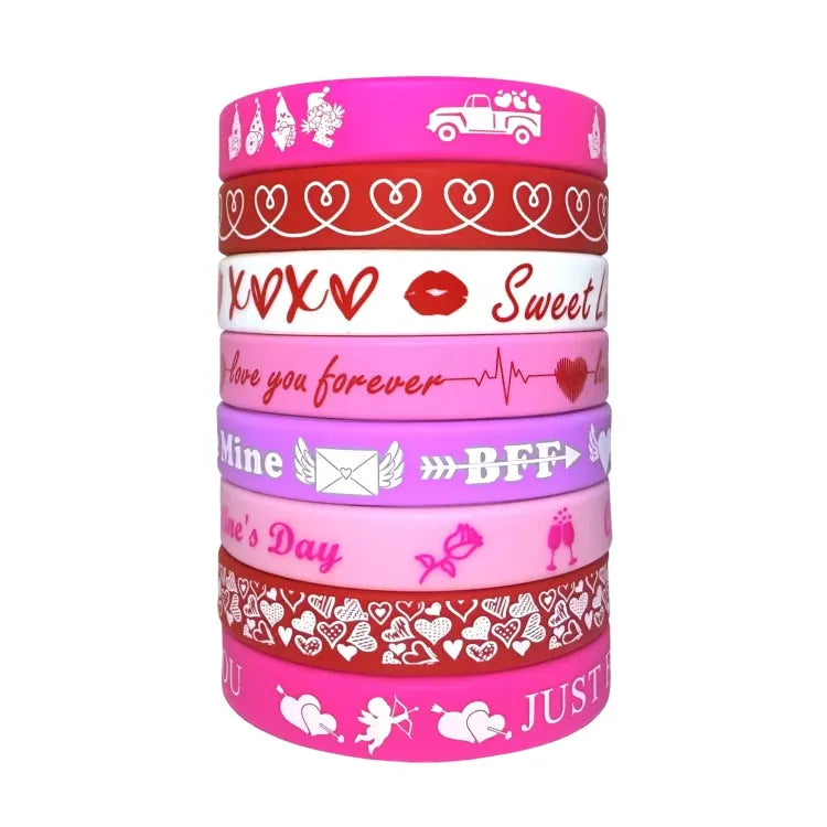 Custom Silicone Wristbands: SGS CE ROHS Certified, 50pcs MOQ, Debossed/Printed/Glow in Dark