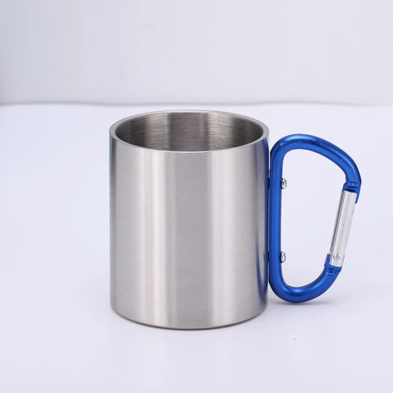Carabiner Camping Tumbler 200ml 300ml | Custom Logo | 304 SS