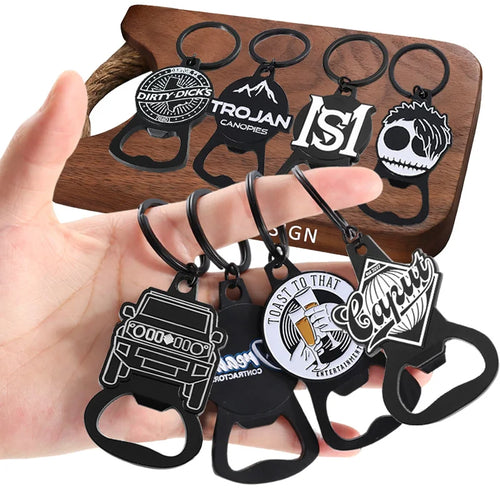 Custom Bottle Opener Keychain | 3D Zinc Alloy | 50 MOQ | 15-Day Lead