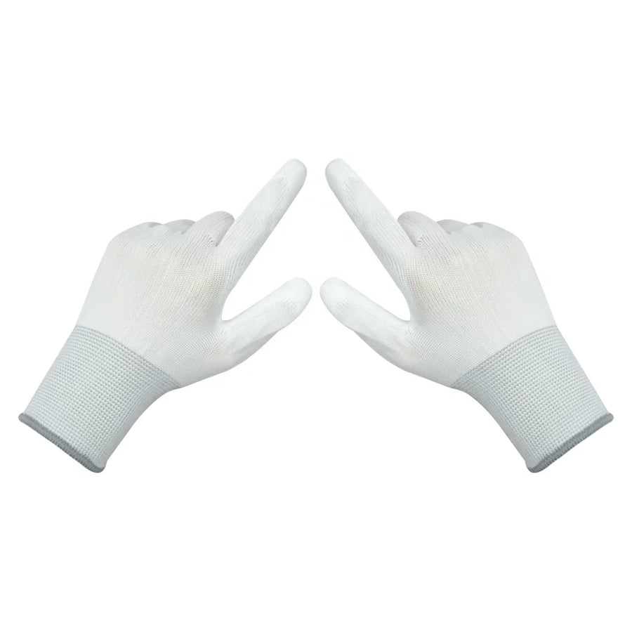 Knitted Polyester Mechanical Construction Gloves Customizable Safety Work Gloves