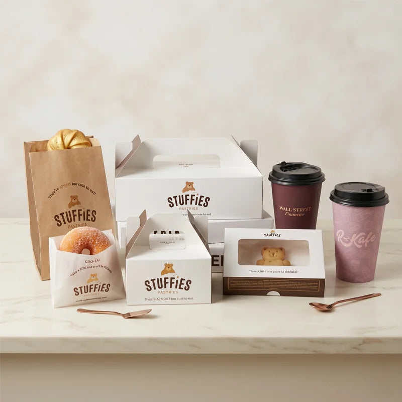 Food-Grade Compostable Paper Lunch Box Wholesale | Custom Printing Takeaway Boxes
