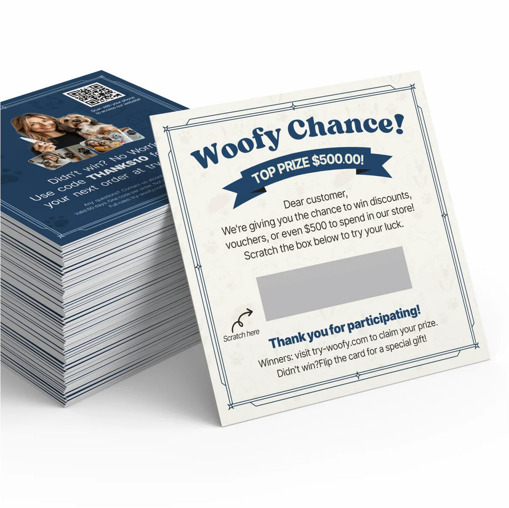 Wholesale Custom Cardboard Scratch Cards 10k MOQ | Digital Print, Variable Data, Eco-Friendly