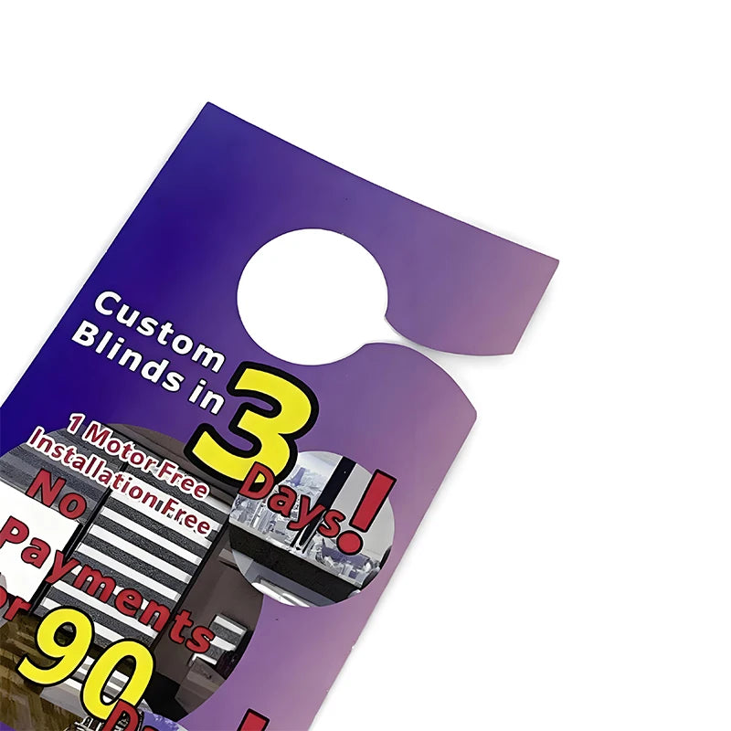 Custom Door Hangers | Offset Printed Hotel Flyers