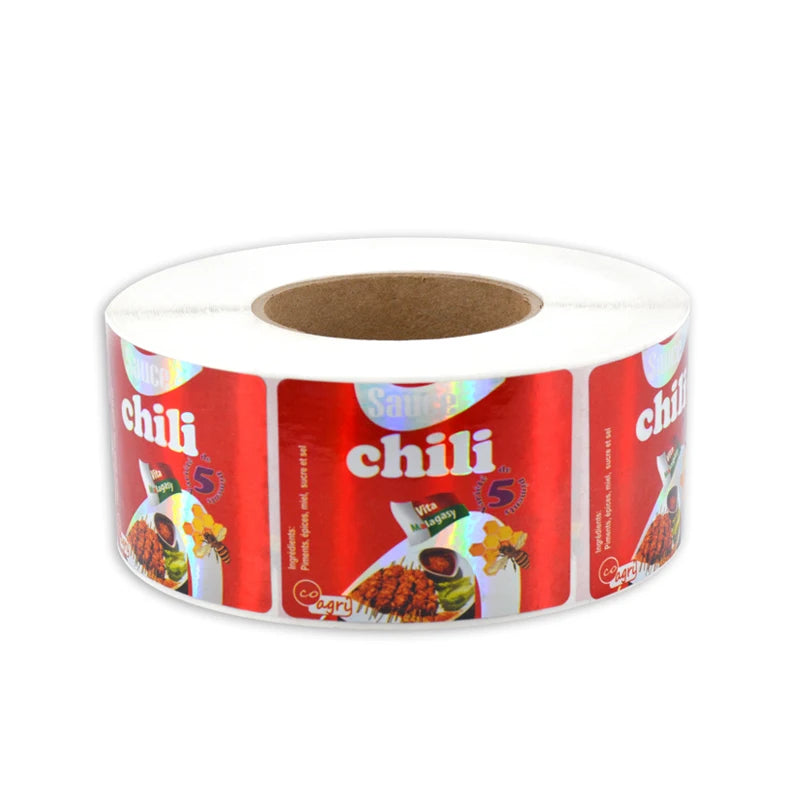 Custom Adhesive Labels with Logo | MOQ 100 | ISO Certified