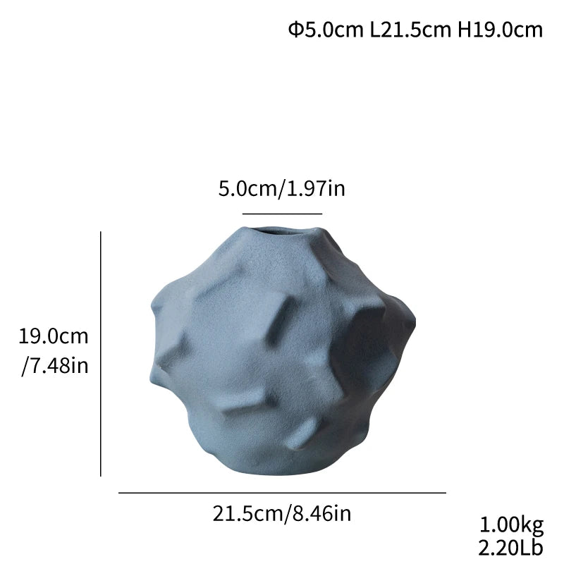 Custom Nordic Matte Ceramic Vase | 300 MOQ for Luxury Home Decor